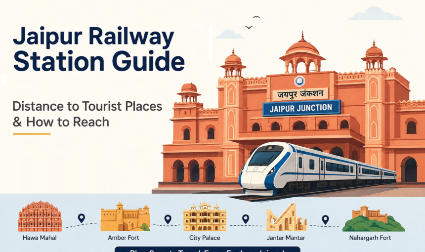 Jaipur Railway Station Guide: Major Railway Stations, Tourist Place Distances and How to Reach
